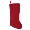 Red Cotton Velvet Embroidered Quilted Christmas Eve Decorative Christmas Stocking 1 Red Cotton Velvet Embroidered Quilted Christmas Eve Decorative Christmas Stocking -Winter Decor Hub QTX17632