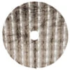 60 Inch Black And White Plush Stripe Faux Fur Snow Mink Decorative Christmas Tree Skirt 1 60 Inch Black And White Plush Stripe Faux Fur Snow Mink Decorative Christmas Tree Skirt -Winter Decor Hub QTX17731