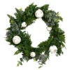 22 Inch Green Cypress Blend Decorative Christmas Wreath 2 22 Inch Green Cypress Blend Decorative Christmas Wreath -Winter Decor Hub RL191922