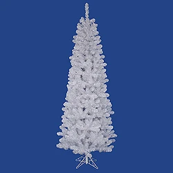 8.5 Foot White Salem Pencil Pine Artificial Christmas Tree Unlit 3 8.5 Foot White Salem Pencil Pine Artificial Christmas Tree Unlit