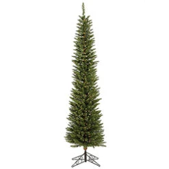 5.5 Foot Durham Pole Artificial Christmas Tree 150 LED Warm White Lights