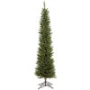 6.5 Foot Durham Pole Artificial Christmas Tree 200 LED Warm White Italian Mini Lights