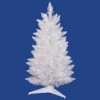 5 Foot Sparkle White Pencil Spruce Artificial Christmas Tree 150 LED Warm White Lights 1 5 Foot Sparkle White Pencil Spruce Artificial Christmas Tree 150 LED Warm White Lights -Winter Decor Hub a104051led