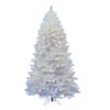 5.5 Foot Sparkle White Spruce Artificial Christmas Tree 300 DuraLit LED M5 Italian Multi Color Mini Lights -Winter Decor Hub a104157led