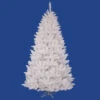 8.5 Foot Sparkle White Spruce Artificial Christmas Tree 650 LED M5 Italian Frosted Pure White Lights -Winter Decor Hub a104181led