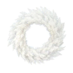 6 Foot Sparkle White Spruce Artificial Christmas Wreath Unlit