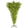 7.5 Foot Lime Upside Down Artificial Christmas Tree Unlit 2 7.5 Foot Lime Upside Down Artificial Christmas Tree Unlit -Winter Decor Hub a107875