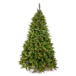 7.5 Foot Cashmere Pine Artificial Christmas Tree 700 DuraLit Clear Lights