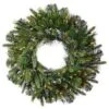 5 Foot Cashmere Artificial Christmas Wreath 200 DuraLit Clear Lights -Winter Decor Hub a118361