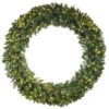 8 Foot Cashmere Pine Artificial Christmas Wreath 750 LED M5 Italian Warm White Mini Lights 1 8 Foot Cashmere Pine Artificial Christmas Wreath 750 LED M5 Italian Warm White Mini Lights -Winter Decor Hub a118391led