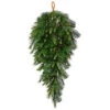 36 Inch Cashmere Artificial Christmas Teardrop Unlit -Winter Decor Hub a118436
