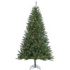 7.5 Foot Lincoln Fir Artificial Christmas Tree 500 DuraLit Incandescent Clear Mini Lights 1 7.5 Foot Lincoln Fir Artificial Christmas Tree 500 DuraLit Incandescent Clear Mini Lights -Winter Decor Hub a134276