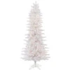 10 Foot Crystal White Slim Artificial Christmas Tree 950 LED Warm White Lights -Winter Decor Hub a135686led