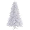 8.5 Foot Crystal White Pine Artificial Christmas Tree Unlit -Winter Decor Hub a135780