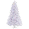 8.5 Foot Crystal White Pine Artificial Christmas Tree 900 LED Multi Lights -Winter Decor Hub a135782led