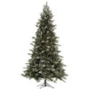 9 Foot Frosted Balsam Fir Artificial Christmas Tree Unlit -Winter Decor Hub a141680