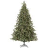7.5 Foot Elk Frasier Fir Artificial Christmas Tree 700 LED Multi Lights -Winter Decor Hub a144177led