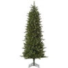 6.5 Foot Carolina Pencil Spruce Artificial Christmas Tree 350 LED Warm White Lights -Winter Decor Hub a145966led
