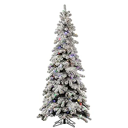 9 Foot Flocked Kodiak Spruce Artificial Christmas Tree 925 LED Warm White Lights With 75 LED G40 Lights 3 9 Foot Flocked Kodiak Spruce Artificial Christmas Tree 925 LED Warm White Lights With 75 LED G40 Lights