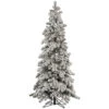 10 Foot Flocked Kodiak Spruce Artificial Christmas Tree Unlit 1 10 Foot Flocked Kodiak Spruce Artificial Christmas Tree Unlit -Winter Decor Hub a146890