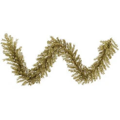 9 Foot Gold And Silver Tinsel Garland