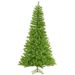14 Foot Lime Green Tinsel Artificial Halloween Tree Unlit