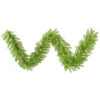 9 Foot Lime Green Tinsel Artificial Halloween Garland 100 Lime Lights