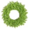 48 Inch Lime Tinsel Artificial Halloween Wreath -Winter Decor Hub a147947