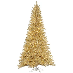 12 Foot White And Gold Tinsel Artificial Christmas Tree 2150 Clear Lights 3 12 Foot White And Gold Tinsel Artificial Christmas Tree 2150 Clear Lights