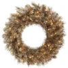 48 Inch Metal Mixed Tinsel Wreath 100 Clear Lights 1 48 Inch Metal Mixed Tinsel Wreath 100 Clear Lights -Winter Decor Hub a149148