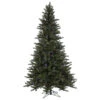 6.5 Foot Spokane EZ Plug Instant Shape Artificial Christmas Tree 550 LED Color Changing Lights -Winter Decor Hub a152666led