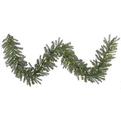 9 Foot Dunhill Garland 50 DuraLit Clear Lights