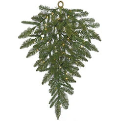 36 Inch Durando Artificial Christmas Teardrop 50 LED Warm White Lights