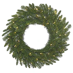 36 Inch Durango Spruce Wreath 100 LED Warm White Lights 3 36 Inch Durango Spruce Wreath 100 LED Warm White Lights