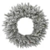 36 Inch Frosted Sable Pine Wreath