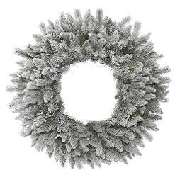 36 Inch Frosted Sable Pine Wreath