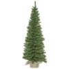 1.5 Foot Mini Pine Artificial Christmas Tree - Unlit - Burlap Base -Winter Decor Hub a160318