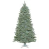 7.5 Foot Colorado Blue Spruce Artificial Christmas Tree 800 LED Warm White Italian Style Lights