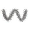 9 Foot Platinum Fir Artificial Christmas Garland Unlit -Winter Decor Hub a193114