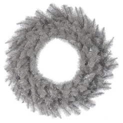 48 Inch Platinum Fir Artificial Christmas Wreath Unlit