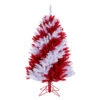 4.5 Foot Candy Cane Artificial Unlit Christmas Pine Tree 2 4.5 Foot Candy Cane Artificial Unlit Christmas Pine Tree -Winter Decor Hub a227645