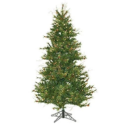 6.5 Foot Slim Mixed Country Artificial Christmas Tree 400 DuraLit Clear Lights 3 6.5 Foot Slim Mixed Country Artificial Christmas Tree 400 DuraLit Clear Lights