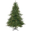 6.5 Foot Mixed Country Pine Artificial Christmas Tree Unlit -Winter Decor Hub a801665