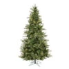 6.5 Foot Mixed Country Pine Slim Artificial Christmas Tree 500 LED M5 Italian Warm White Mini Lights