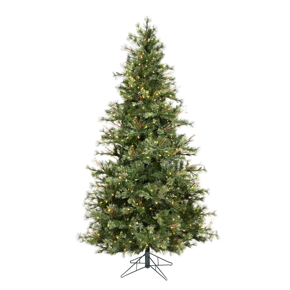 6.5 Foot Mixed Country Pine Slim Artificial Christmas Tree 500 LED M5 Italian Warm White Mini Lights 3 6.5 Foot Mixed Country Pine Slim Artificial Christmas Tree 500 LED M5 Italian Warm White Mini Lights