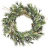 20 Inch Mixed Country Pine Wreath 2 20 Inch Mixed Country Pine Wreath -Winter Decor Hub a801820