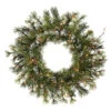24 Inch Prelit Mixed Country Artificial Christmas Wreath 50 Clear Lights 2 24 Inch Prelit Mixed Country Artificial Christmas Wreath 50 Clear Lights -Winter Decor Hub a801825