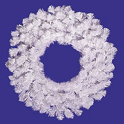 48 Inch Crystal White Wreath 3 48 Inch Crystal White Wreath