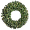 36 Inch Douglas Wreath 100 DuraLit Clear Lights -Winter Decor Hub a808836