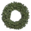 5 Foot Douglas Fir Artificial Christmas Wreath 200 LED Warm White Lights -Winter Decor Hub a808860led